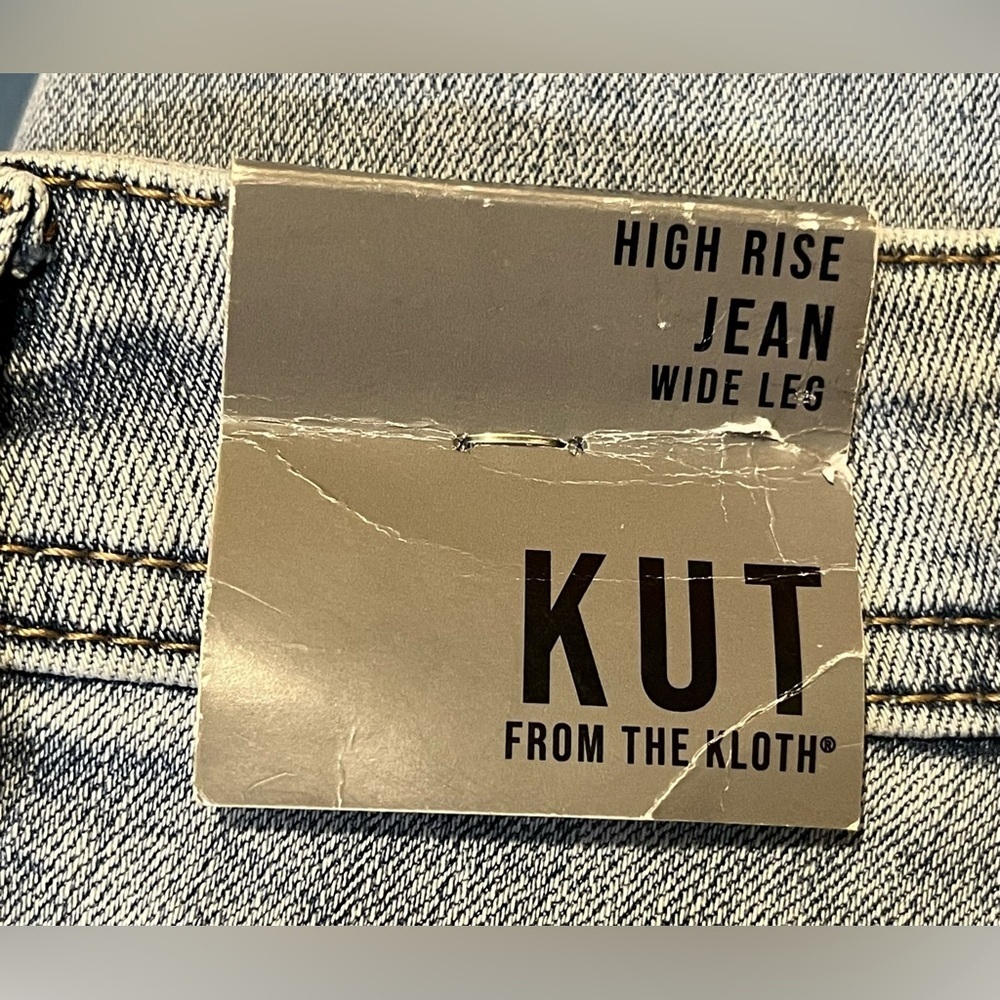 NEW Kut From The Kloth “Jean” High Rise Wide Leg Jeans NWT - Picture 12 of 13